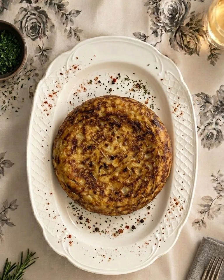 Tortilla de cebolla caramelizada casera de El Paso